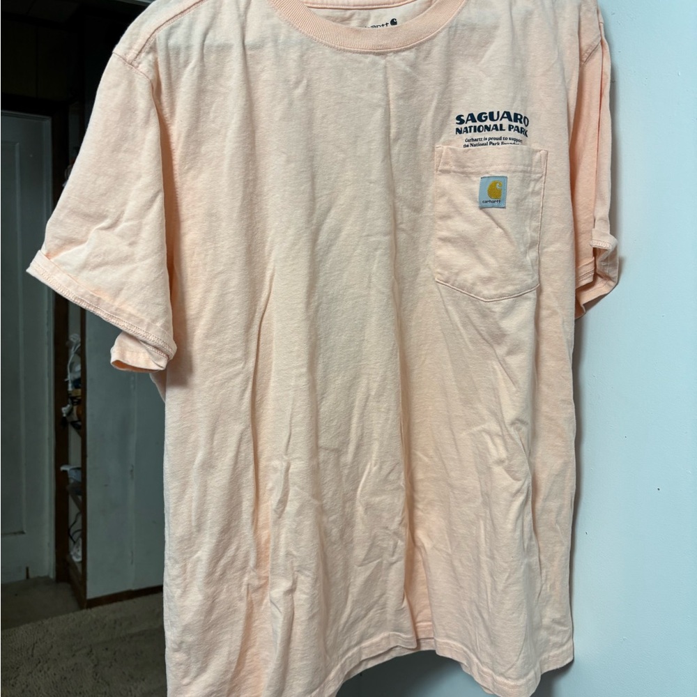 Carhartt Cream Short Sleeve Tee